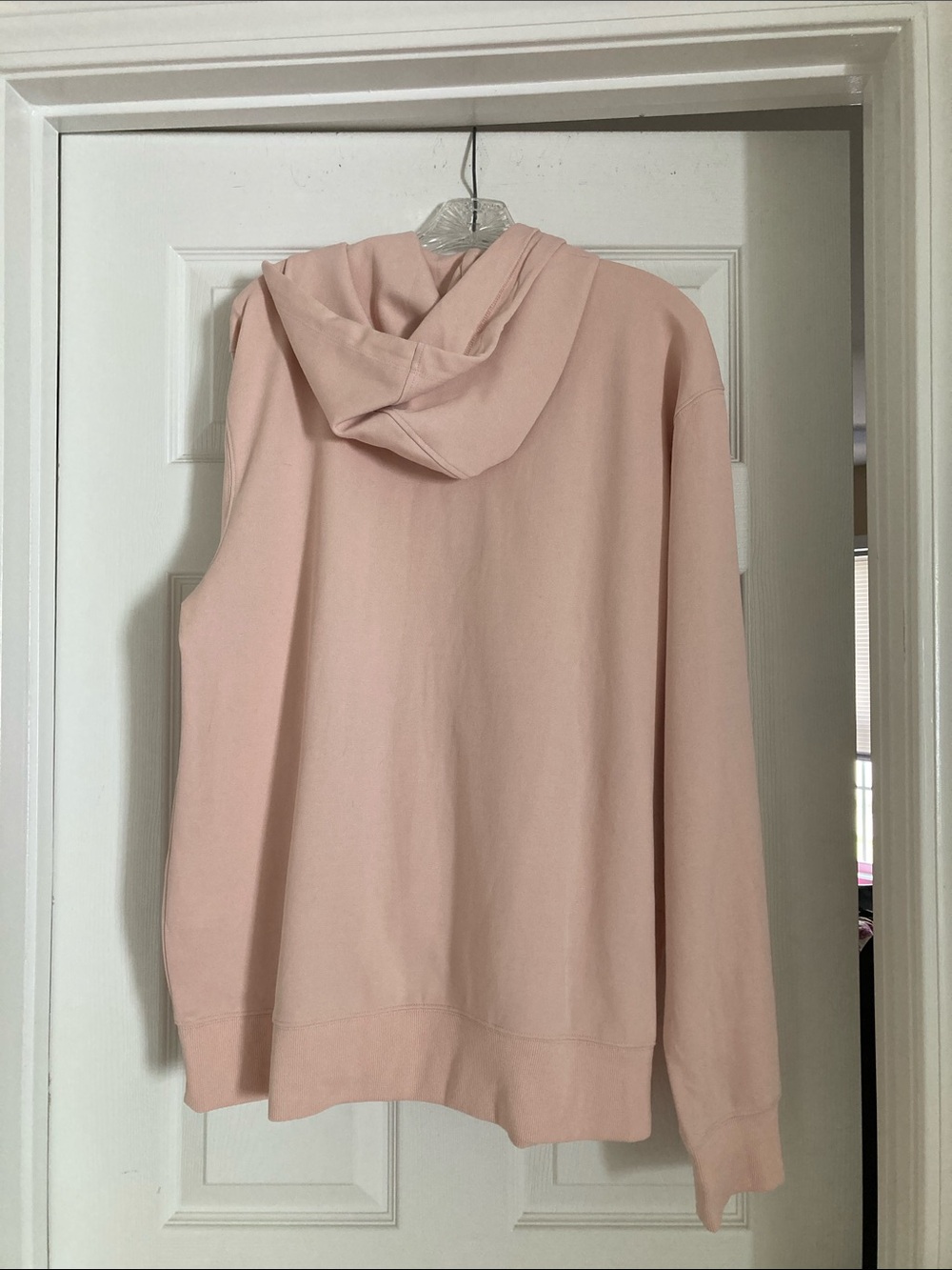 Michael KORS cotton blend zip unisex hoodie in powder blush - Picture 5 of 5